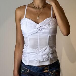 White Corset Top